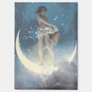 Vintager Viktorianischer Star Scattering Angels Magnet