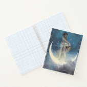 Vintager Viktorianischer Star Scattering Angels Notizblock (Innenseite)