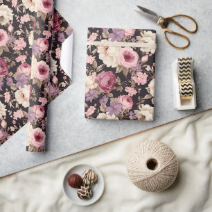 Vintager Viktorianischer Stil Geschenkpapier