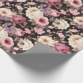 Vintager Viktorianischer Stil Geschenkpapier (Ecke)