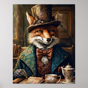 Vintager Viktorianischer Stil Herr Frederick Poster