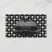 Vintager viktorianischer Tätowierer Visitenkarte (Rückseite)