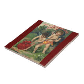 Vintager Viktorianischer Valentinstag, Angebot der Fliese (Seite)