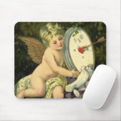 Vintager Viktorianischer Valentinstag, Angel Liebe Mousepad (Mit Mouse)