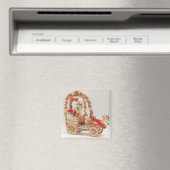 Vintager Viktorianischer Valentinstag, Auto mit Bl Magnet (In Situ (Geschirrspüler))