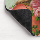 Vintager Viktorianischer Valentinstag Engel Herzli Mousepad (Ecke)