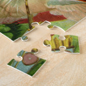 Vintager Viktorianischer Valentinstag Engel Herzli Puzzle (Seite)