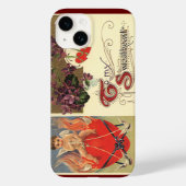 Vintager Viktorianischer Valentinstag für meinen L Case-Mate iPhone Hülle (Rückseite)