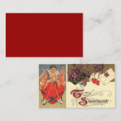 Vintager Viktorianischer Valentinstag für meinen L Mitteilungskarte (Vorne/Hinten)