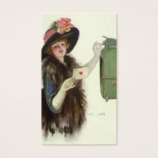 Vintager Viktorianischer Valentinstag Liebe (Vorderseite)