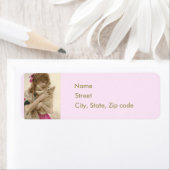 Vintager Viktorianischer Weibchen & Weißer Hund, r (Insitu)