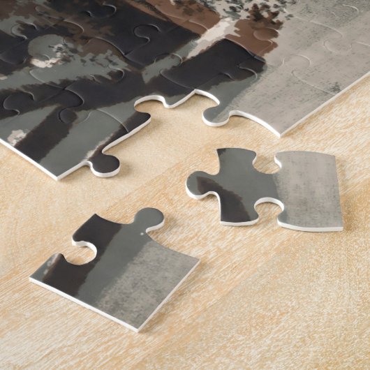 Vintager Viktorianischer Weihnachtsabend Puzzle (Seite)