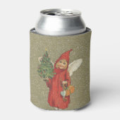 Vintager Viktorianischer Weihnachtsbaum Dosenkühler (Kanne Vorderseite)