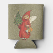 Vintager Viktorianischer Weihnachtsbaum Dosenkühler (Vorderseite)