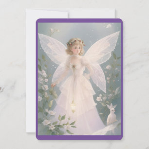 Vintager Viktorianischer Weihnachtsgel Feiertagskarte