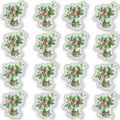 Vintager Viktorianischer Weihnachtskalender Umschl Aufkleber (Vorderseite)