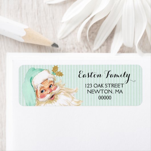 Vintager Viktorianischer Weihnachtsmann Minze & Go (Insitu)