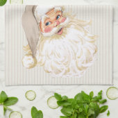 Vintager Viktorianischer Weihnachtsmann Neutrale T Geschirrtuch (Gefaltet)