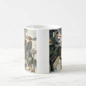 Vintager Viktorianischer Weihnachtsversand Kaffeetasse (Mittel)