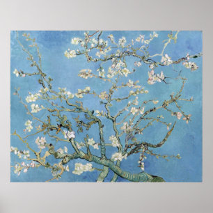 Vintager Vincent Van Gogh Almond blüht Poster