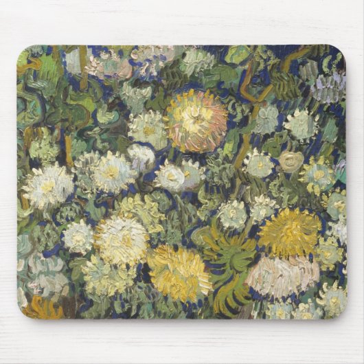 Vintager Vincent Van Gogh Bouquet von Blume Mousepad (Vorne)