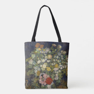 Vintager Vincent Van Gogh Bouquet von Blume Tasche