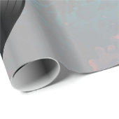 Vintager Vinylmusik-Aufzeichnungs-Nachtklub oder Geschenkpapier (Rolleneckpunkt)