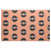Vintager Vinylmusik-Aufzeichnungs-Nachtklub oder Stoff (Fat Quarter (45,7 x 55,9 cm))