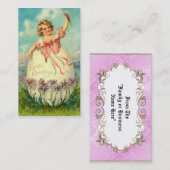 Vintager Visitenkarte (Vorne/Hinten)