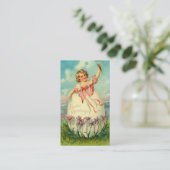 Vintager Visitenkarte (Stehend Vorderseite)