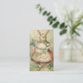 Vintager Visitenkarte (Stehend Vorderseite)