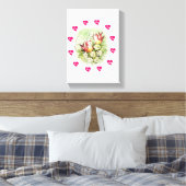 Vintager Vogel aus der Leinwand (Insitu (Schlafzimmer))