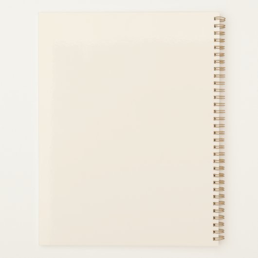 Vintager Vogel-Decoupage Botanische Ephemonie Planer (Rückseite)