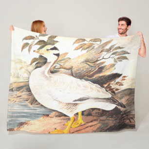 Vintager Vogel Elizabeth Gwillim Bar-Gans Fleecedecke
