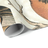 Vintager Vogel Geschenkpapier (Rolleneckpunkt)