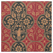 Vintager Vogel im Blumenmuster Stoff (Muster)