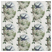 Vintager Vogel Stoff (Muster)