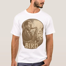 Vintager Vogel T-Shirt