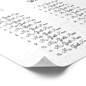 Vintager Vogelburgund rosa Sitzplan 12 Tische Poster (Ecke)