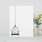 Vintager Vogelkäfig (Stehend Vorderseite)