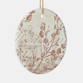Vintager Vogelkäfig Keramikornament (Rechts)