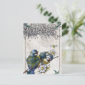 Vintager Vogelknacker Postkarte (Stehend Vorderseite)