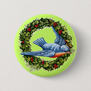 Vintager Vogelschaden Button