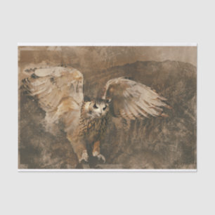Vintager Vogelschutz Seidenpapier