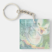 Vintager Vogelstoß Schlüsselanhänger (Vorderseite)