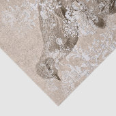 Vintager Vogelstoß Seidenpapier (Ausschnitt)