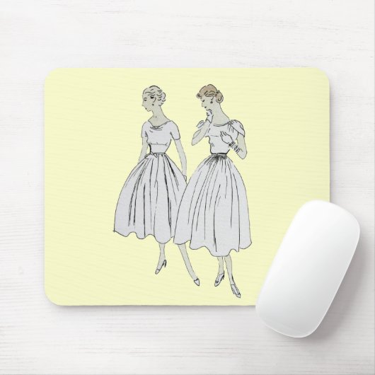 Vintager Vogue Mousepad (Mit Mouse)