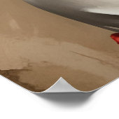 Vintager Vogue Poster (Ecke)