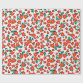 Vintager volkstümlicher Hintergrund. Nahtlos Vinta Geschenkpapier (Flach)