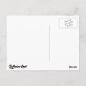 Vintager Volvo 122s Amazon Postkarte (Rückseite)